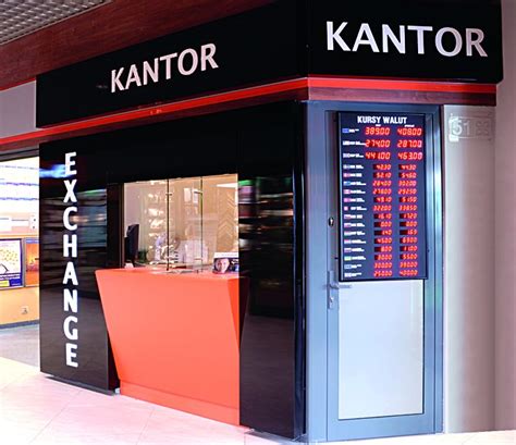 kantor wymiany walut.